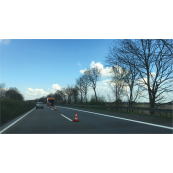 Traffic cones one-piece | according to TL | Film RA1 | Height: 750 mm